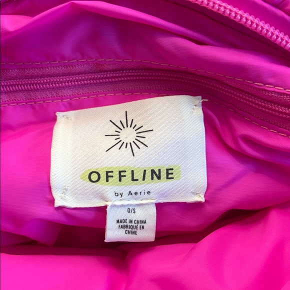 Aerie Puff Love Pouch in Hot Pink - Picture 8 of 13